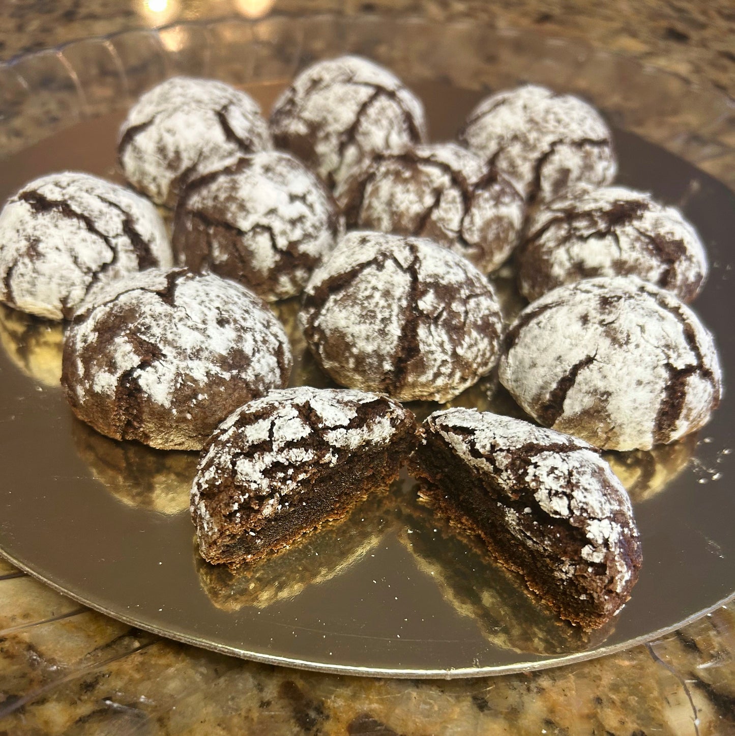 CHOCOLATE  AMARETTI COOKIES (1 Dozen)